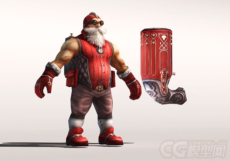 高精度火枪手 矮人猎人 侏儒_znzf168作品_人物孩子-女_cg模型网