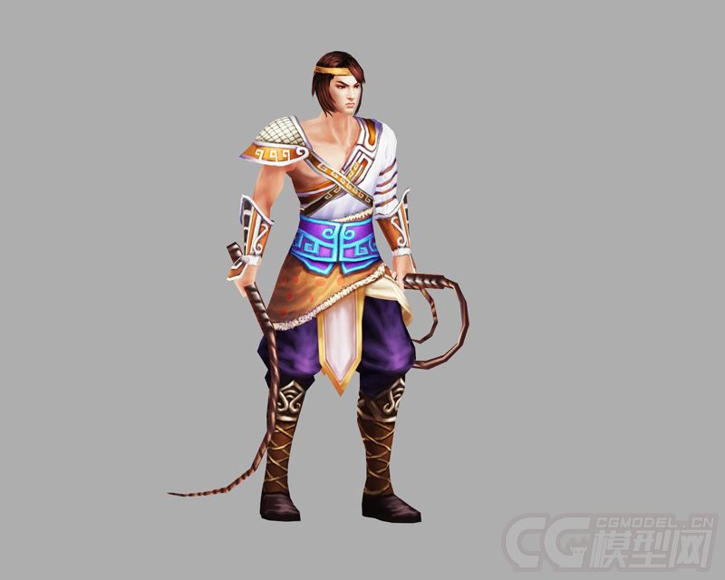 古风驯兽师皮鞭古代男子带动画