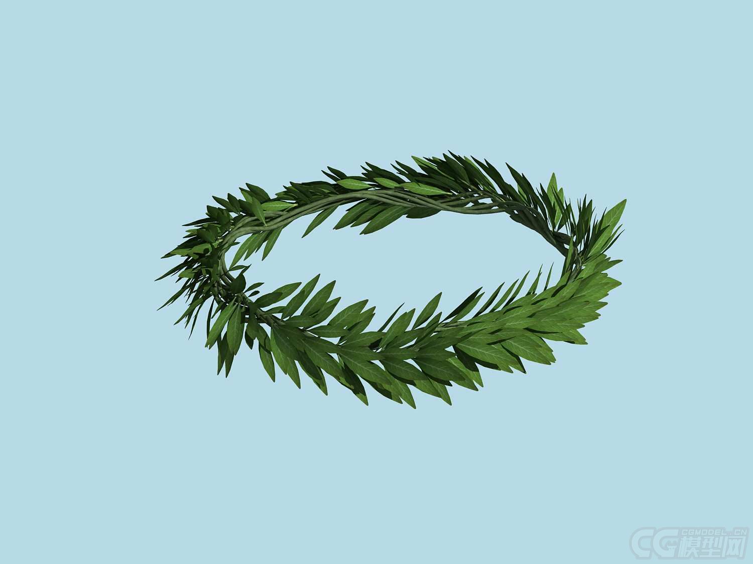 写实橄榄枝桂冠