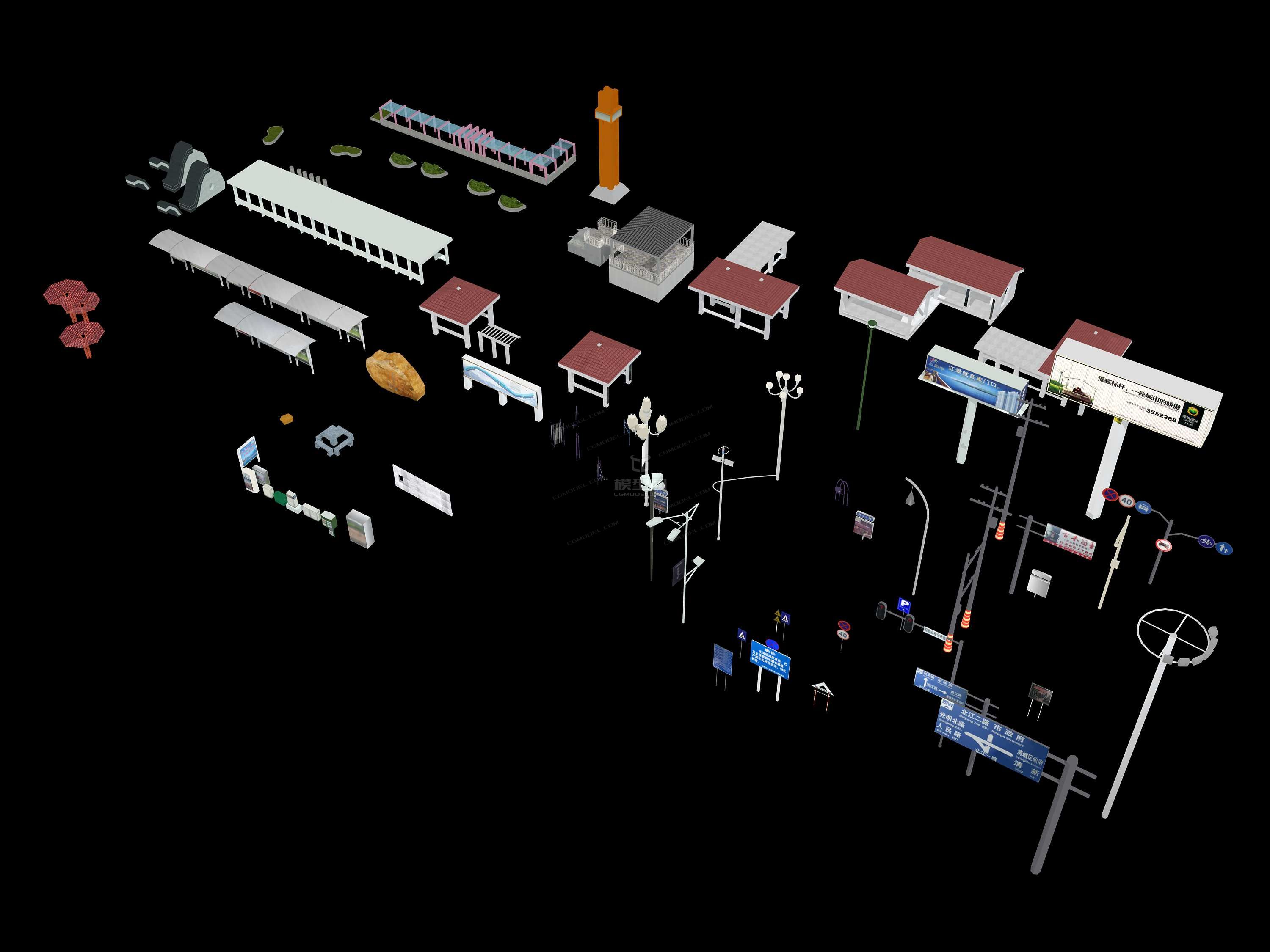 虚拟现实简模 简模_10963204作品_场景自然场景_cg模型网