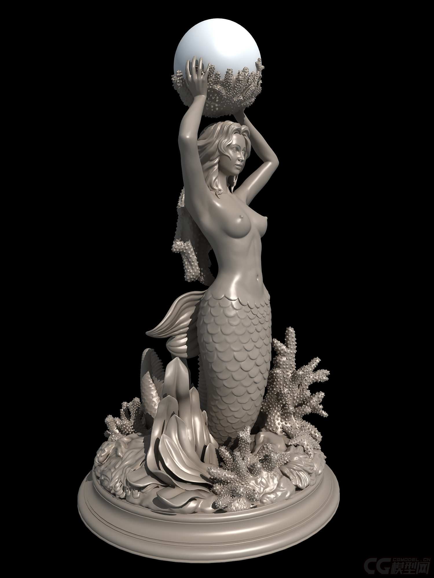 美人鱼雕像中国图片