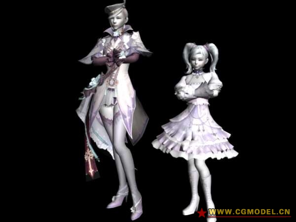 女人 优雅模型-女人模型库-3ds Max(.max)模型下载-cg模型网