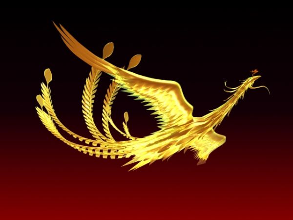 神鸟凤凰3d模型