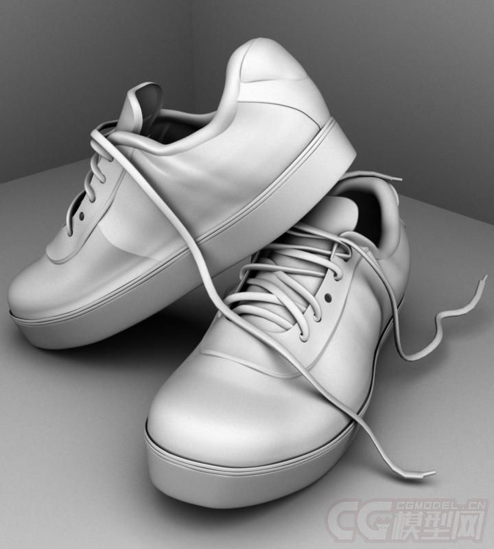 鞋子模型_qinyajun作品_生活用具个人用品_cg模型网
