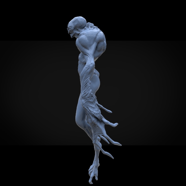 触手怪_bigstone008作品_人物孩子-女_cg模型网