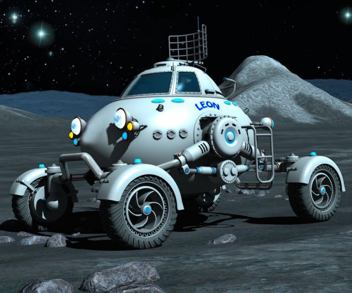 ***的科幻系列之15——带绑定的月球表面探测器,宇宙侦探车