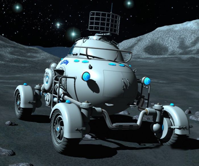 ***的科幻系列之15——带绑定的月球表面探测器,宇宙侦探车