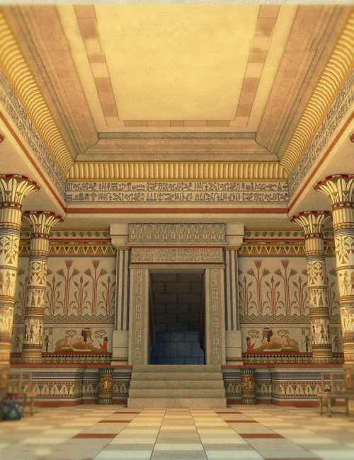 精彩绝伦的古埃及神庙,古希腊宫殿,古希腊庙宇,殿堂和一些豪华的王座