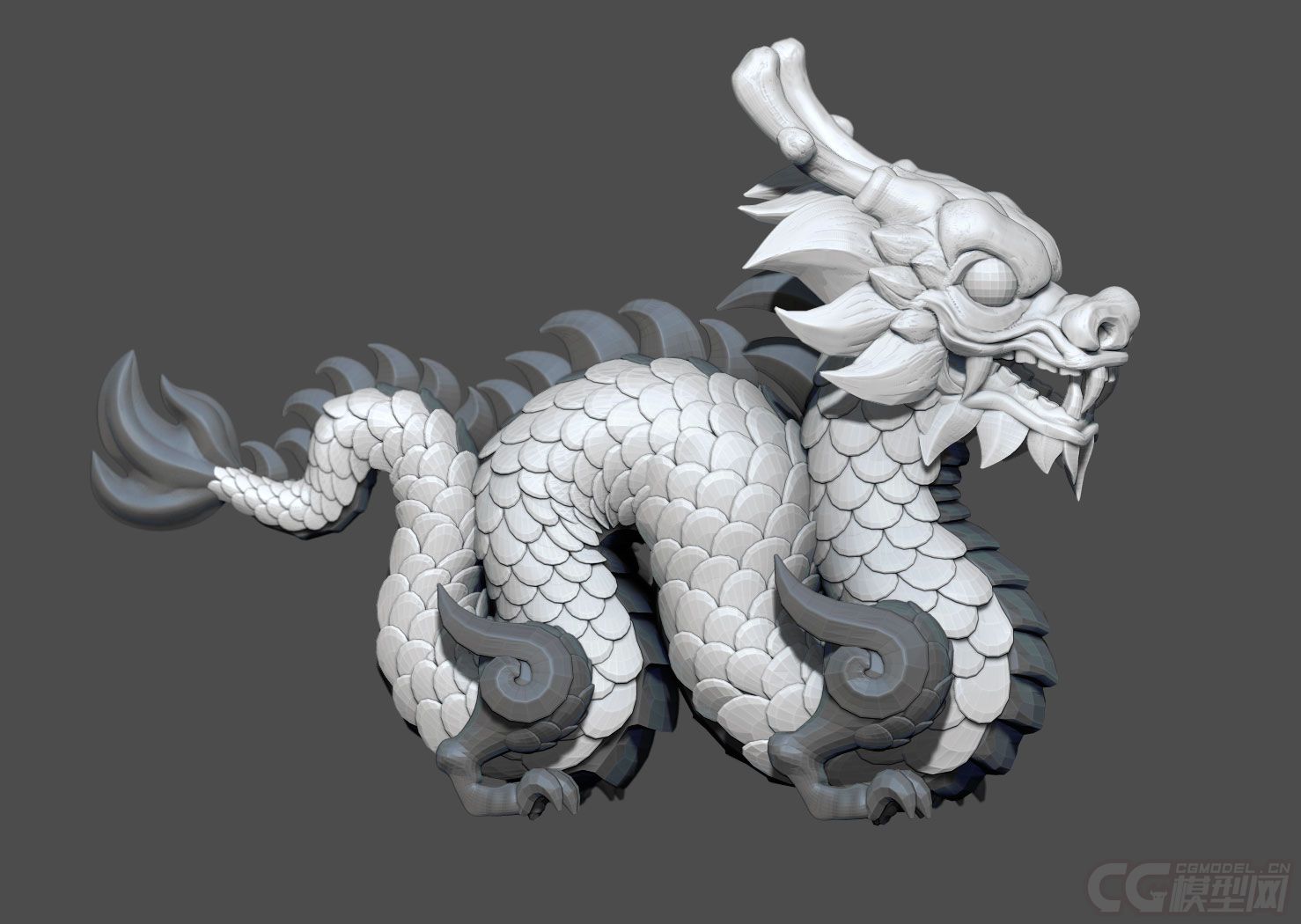 q版中国龙(zb obj)