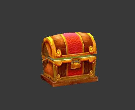 宝箱模型带开启动画