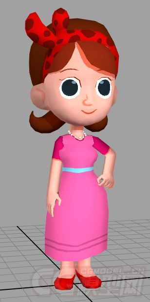 妈妈,1500面,原创_tywz231nxl作品_人物孩子-女_cg模型网