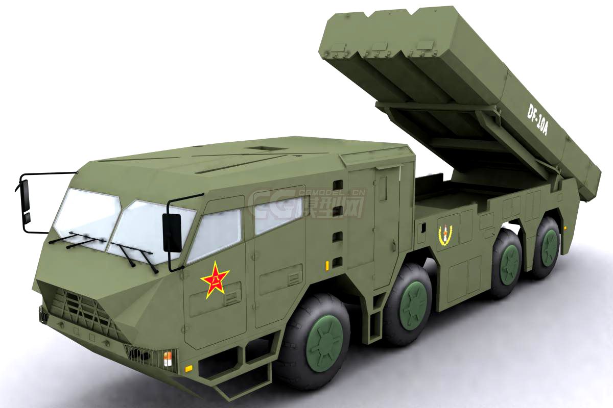 长剑-10巡航导弹(df-10)模型-装甲车/坦克模型库-3ds max(.