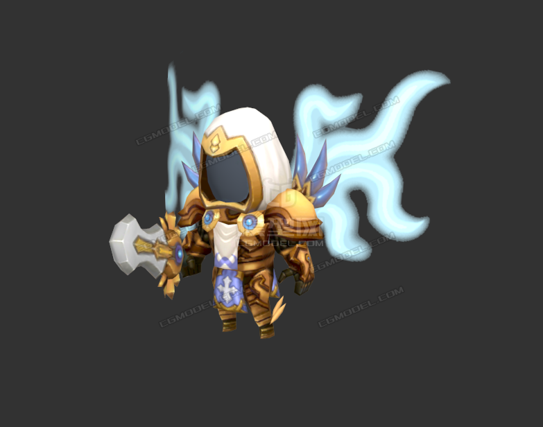 卡通q版大天使 泰瑞尔,流光翅膀正义审判长,守护者,天堂永恒之力,裁决