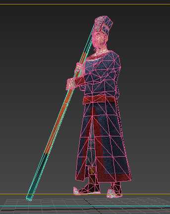 衙门里面的衙役 威武模型-孩子-女模型库-3ds Max(.max)模型下载-cg模型网