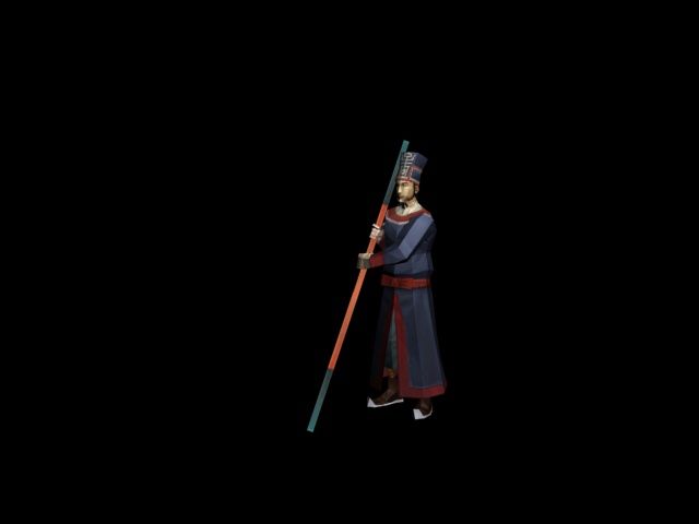 衙门里面的衙役 威武模型-孩子-女模型库-3ds Max(.max)模型下载-cg模型网