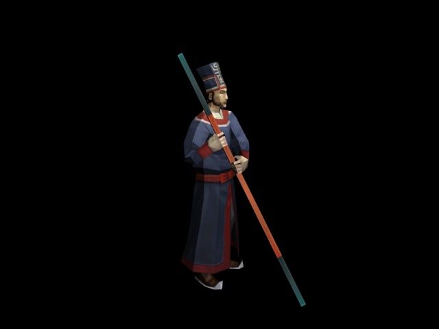 衙门里面的衙役 威武模型-孩子-女模型库-3ds Max(.max)模型下载-cg模型网