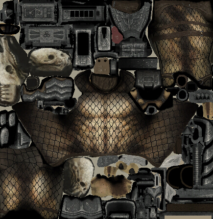 铁血战士玛雅次时代法线贴图