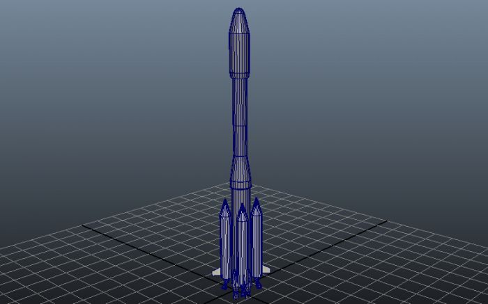 **式火箭(max maya obj)
