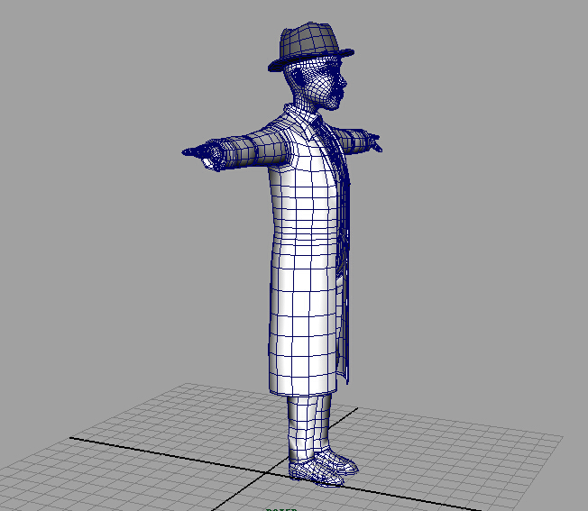 皮衣男-侦探(maya2009 贴图齐全)