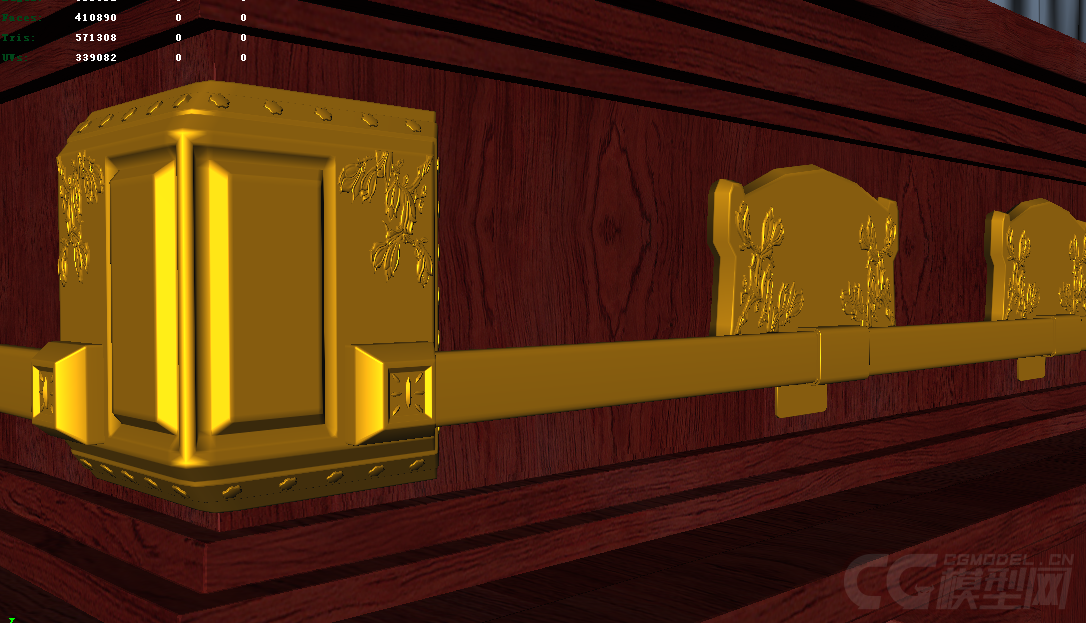灵堂 追悼会 棺材 花圈 祭奠影视动画模型带贴图