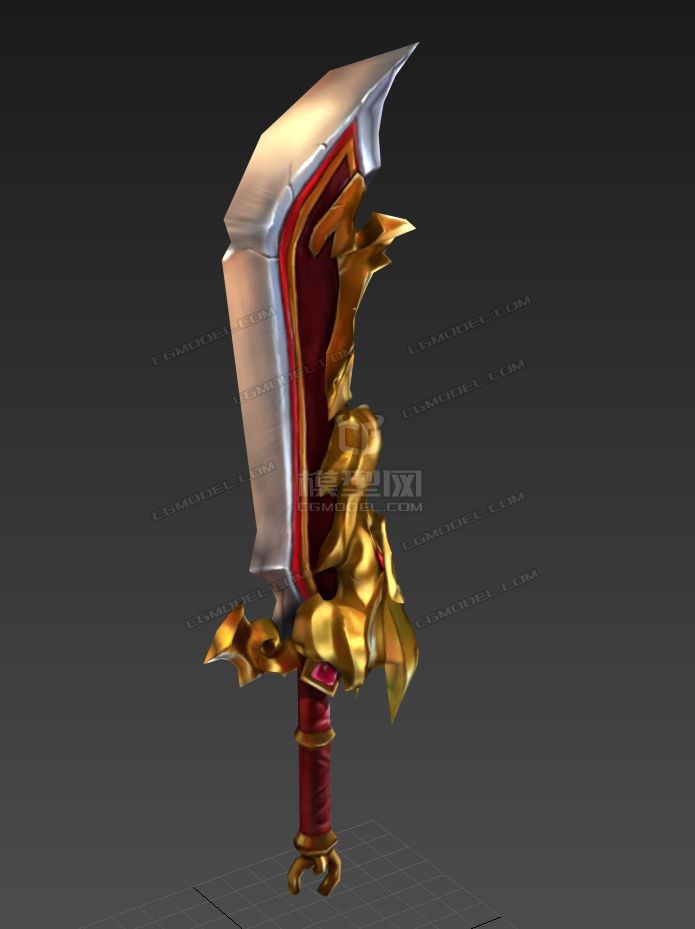 黄金_金色龙大刀_武器