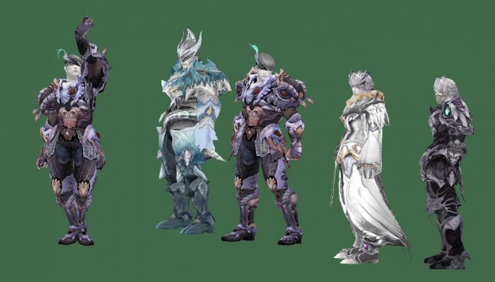 奇迹世界男名角 龙王套装模型带动作精显灵帖图