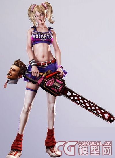 电锯恐怖小丑女女性写实