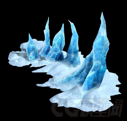 精品地面冰锥牙状冰刺