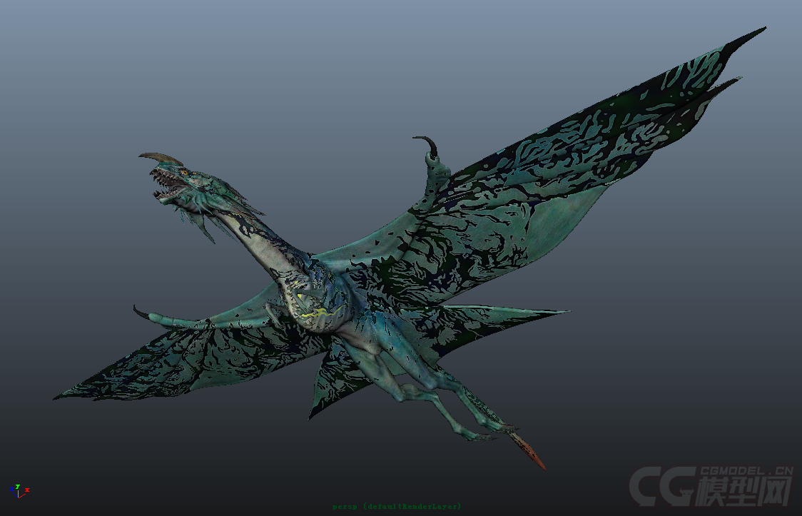 电影级飞龙恐龙翼龙模型