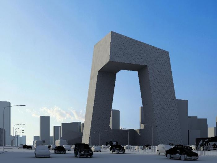 中央电视台cctv大裤衩子模型下载