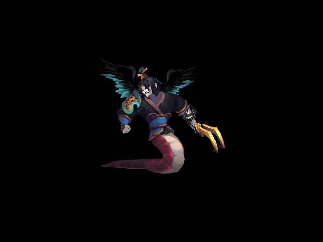 q版钩爪蛇男带全套动画