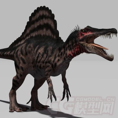 帶貼圖的棘龍,spinosaurus,帆棘龍,棘背龍恐龍,恐龍時代侏羅紀