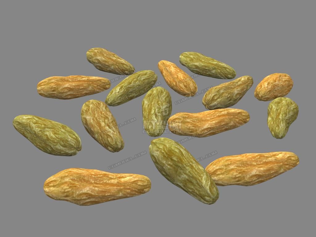 葡萄干 苹果 苹果皮_lanmoziling作品_生活用具其他_cg模型网
