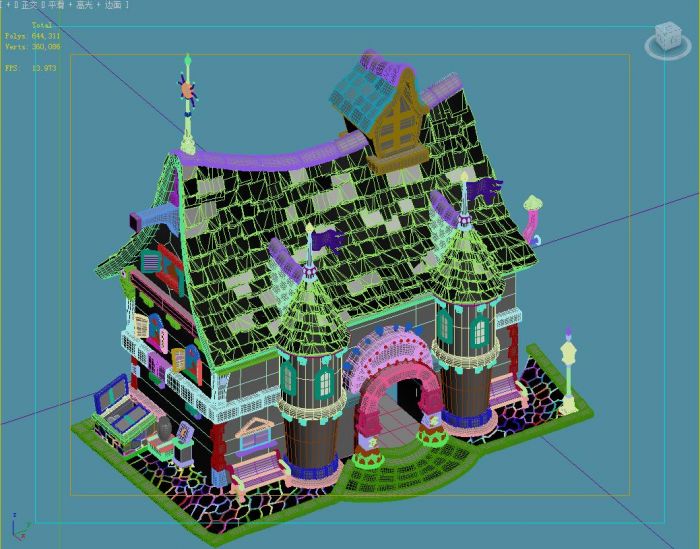 C4D观星小屋 C4D卡通场景模型-科幻场景模型库-Cinema 4D(.c4d)模型下载-cg模型网