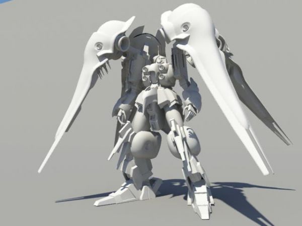 高达 机械人 酷 帅气 未来写实(刹帝利)