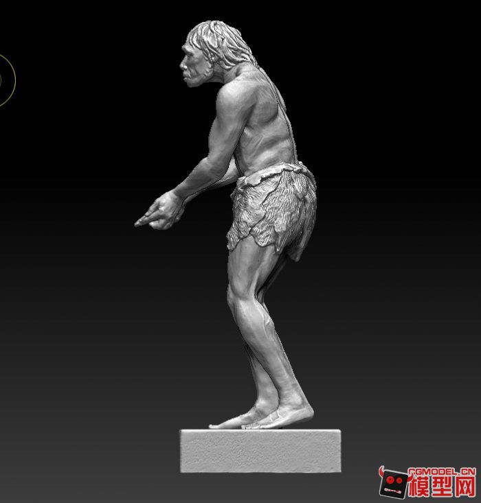 猿人 3D雕塑模型下载模型-历史人物模型库-3ds Max(.max)模型下载-cg模型网