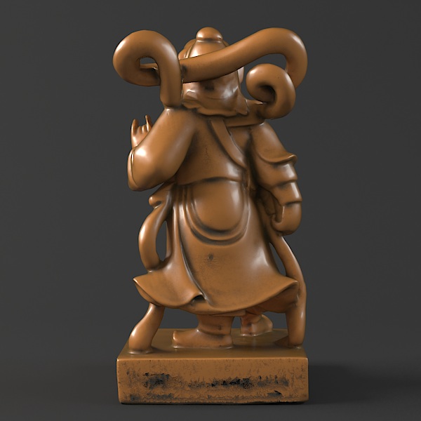 门神 雕像模型-神话雕塑模型库-3ds Max(.max)模型下载-cg模型网
