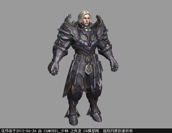 次時代 盔甲 戰士 劍士 力量_cgmodel_少林作品_人物男人人物男人_cg