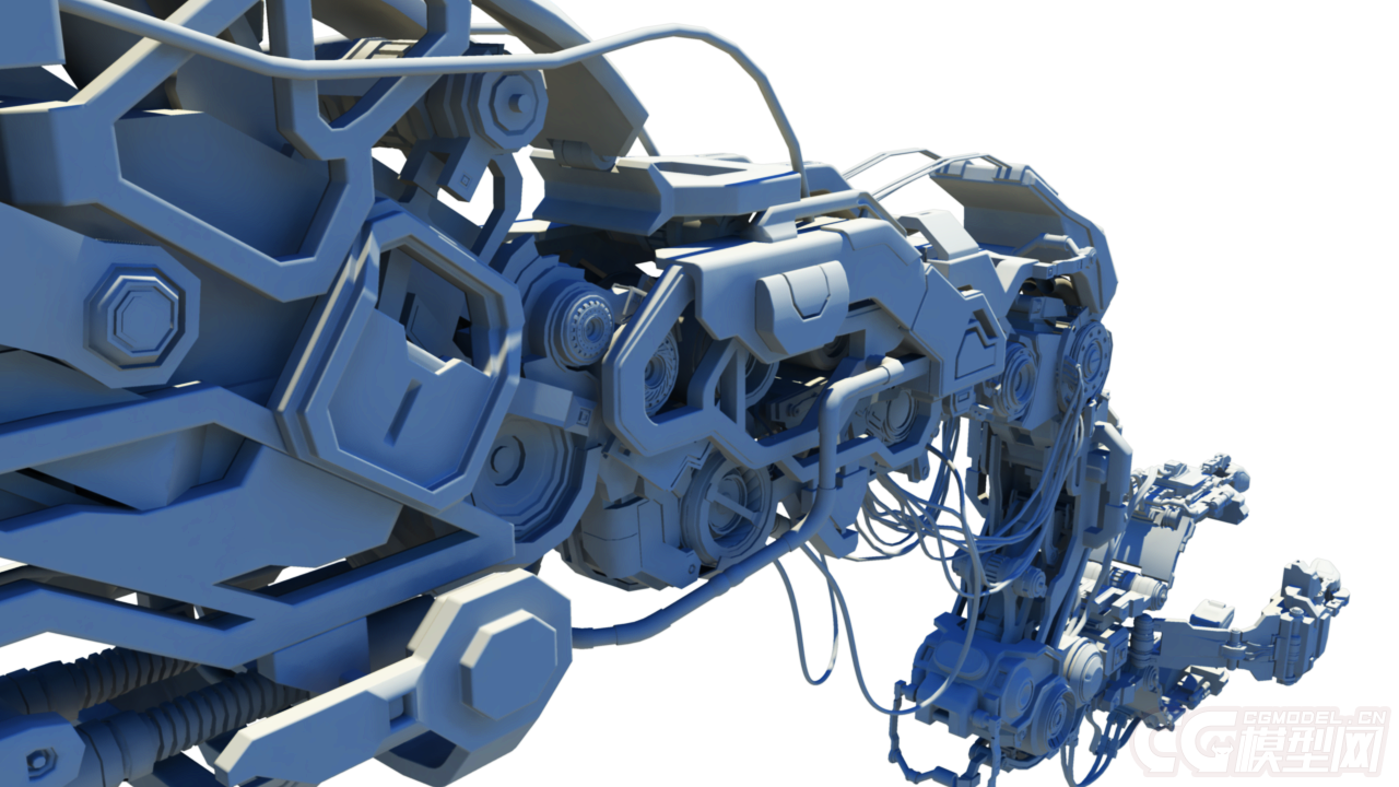 机械手臂 机器臂_sxl521wll作品_人物机器人/机甲_cg模型网
