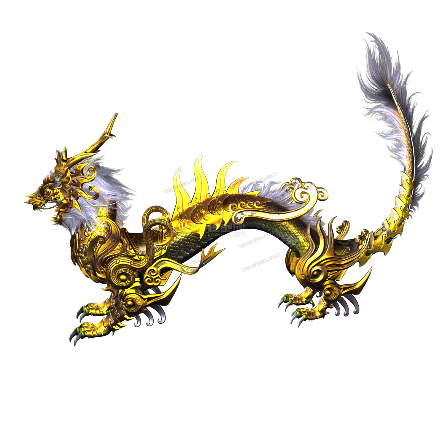 中国龙坐骑,神龙坐骑_69693886作品_动物哺乳_cg模型网