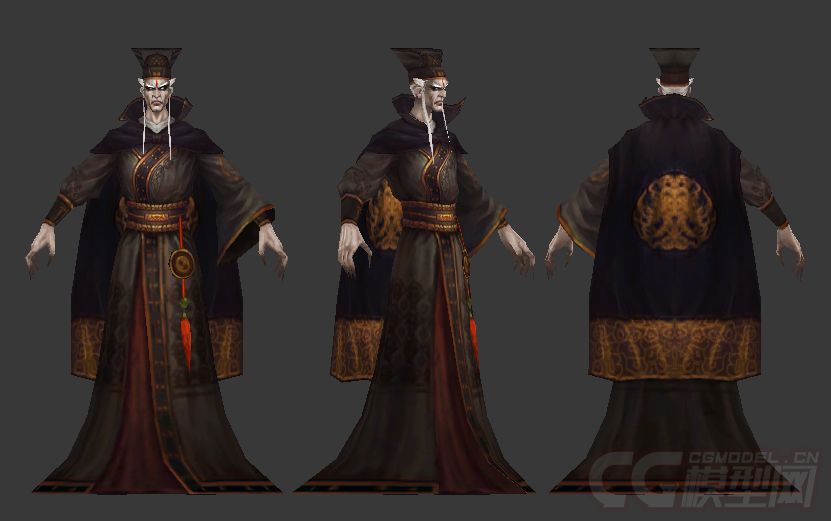 古代太监 公公模型-孩子-女模型库-模型下载-cg模型网