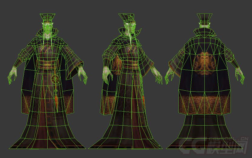 古代太监 公公_skjbill作品_人物孩子-女人物孩子-女_cg模型网
