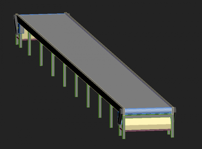 傳送帶 傳送皮帶 皮帶_anqizheng作品_機械/器械電機部件_cg模型網