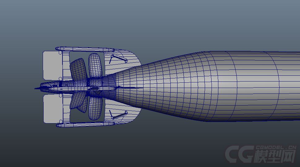超精细鱼雷_siagoo作品_船艇潜艇_cg模型网