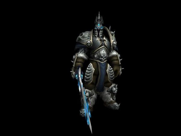 巫妖王 盔甲 异形怪物 剑 战士 古代写实