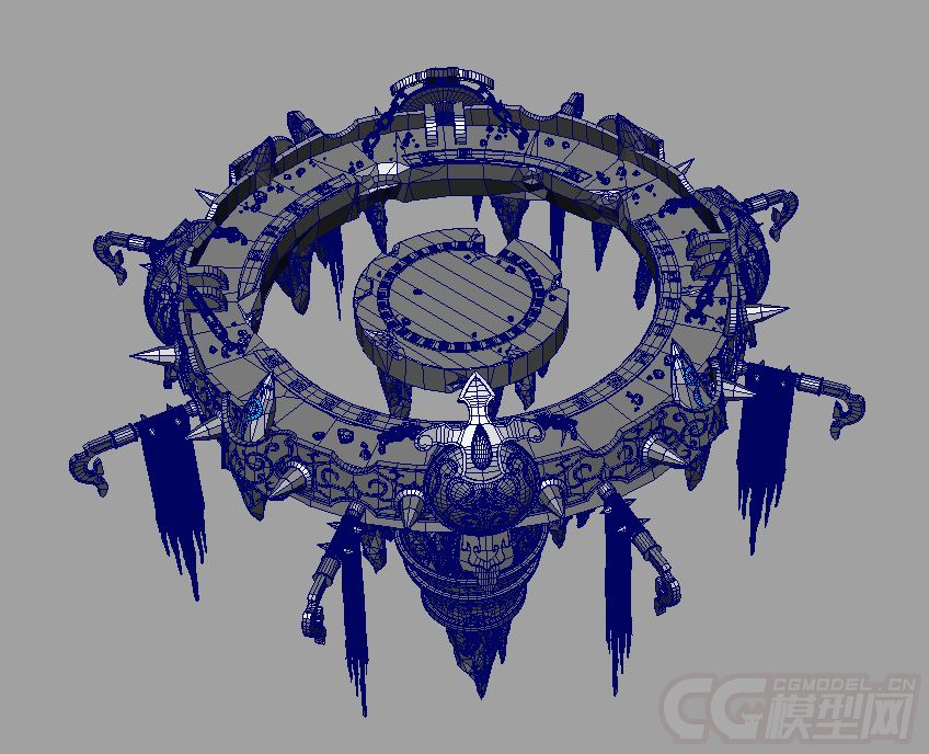 空中堡垒,战场!_panjackman作品_场景科幻场景_cg模型网