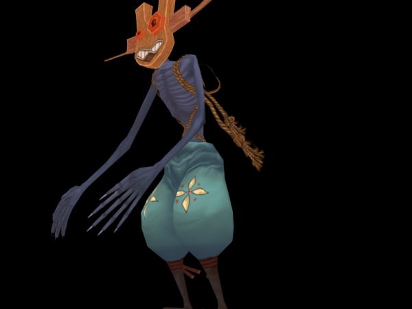 木头人 男人 q版 可爱 现代卡通_huhui作品_人物孩子-男_cg模型网