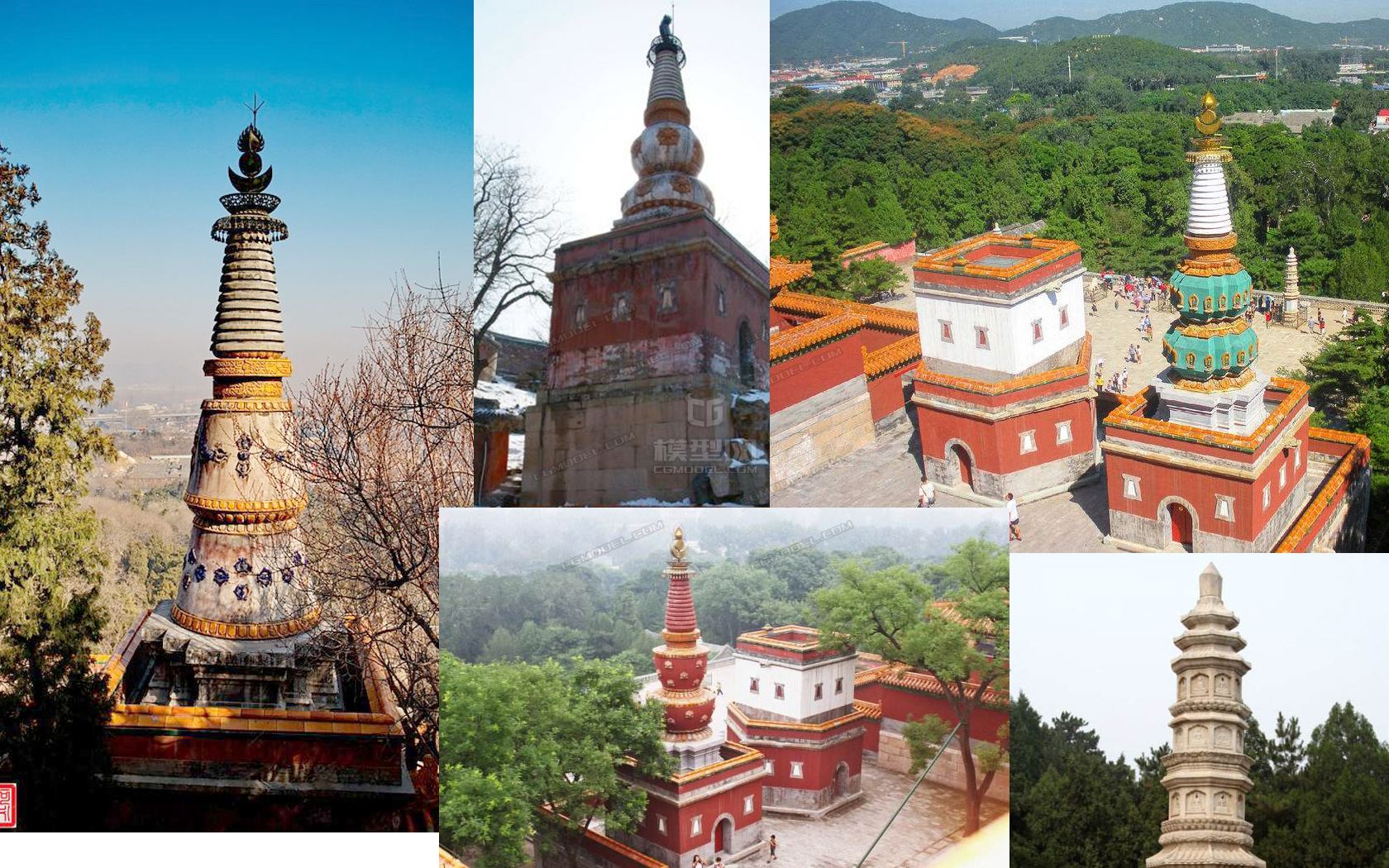 颐和园须弥灵境四大部洲古建