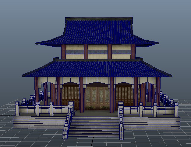 古代建筑模型****模型-自然场景模型库-模型下载-cg模型网