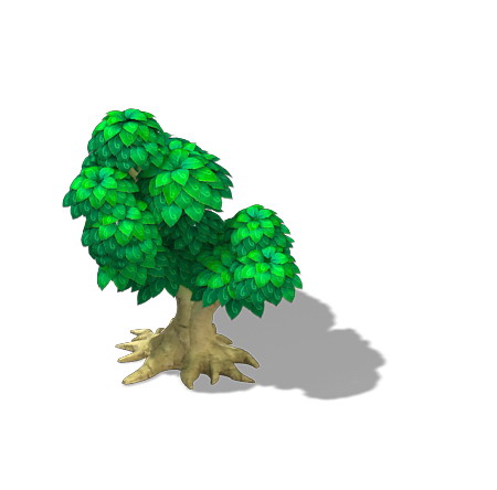 2.5d卡通树